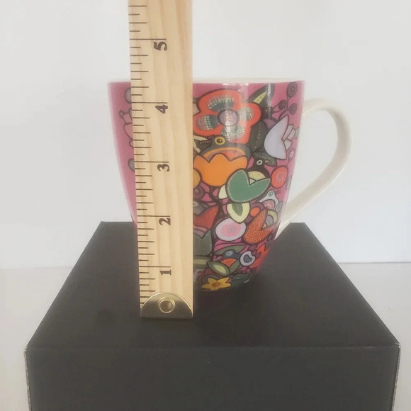 Donna the Strange,Indigenous Collection Tree of Life Large Pink Coffee Mug. - Picture 7 of 7